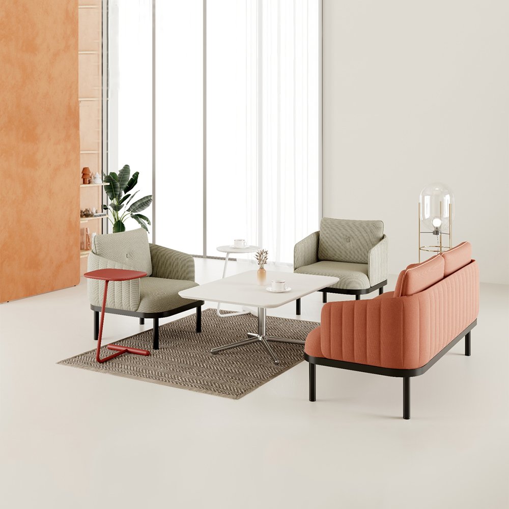 Office sofa Home designer light luxury leisure chair modern simple cafe hotel commercial lazy sofa chair