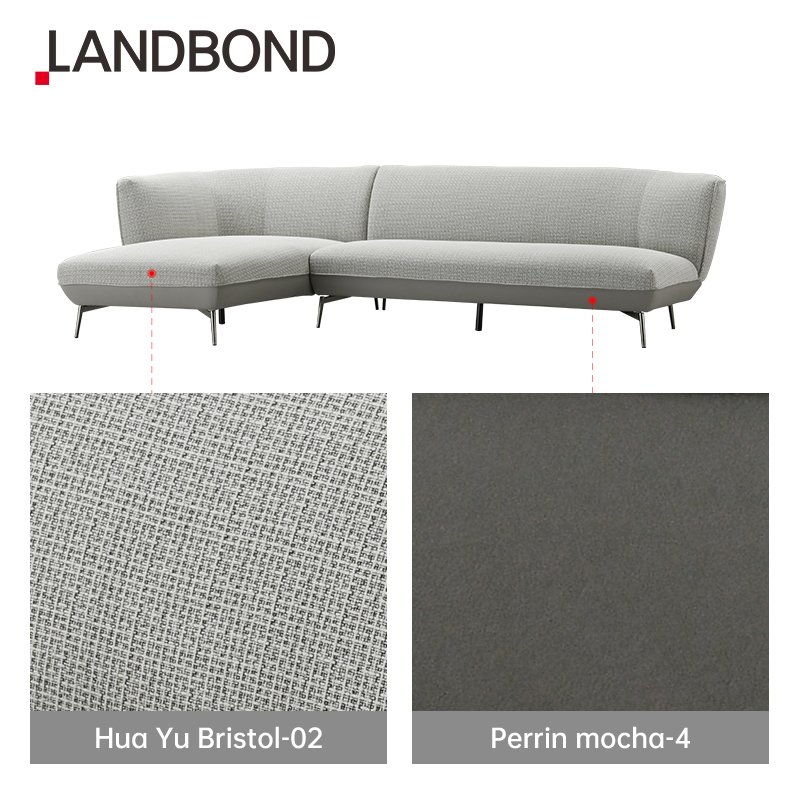 Living Room Nordic Modern Style Furniture Sets Design Fabric Corner Sofa Lounge Velvet Sofa Luxury L Shaped Sofa