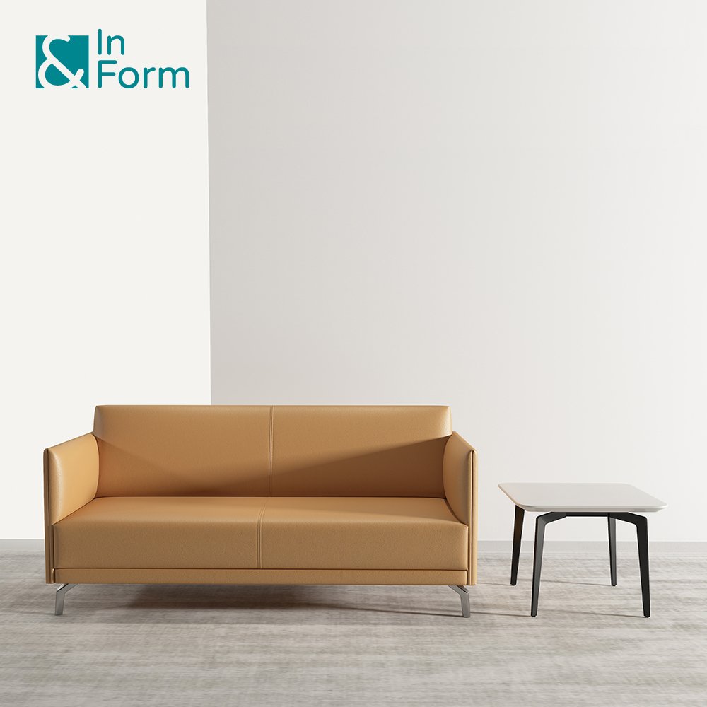 Modern Faux PU Leather Sofa Set Furniture Office Sofa