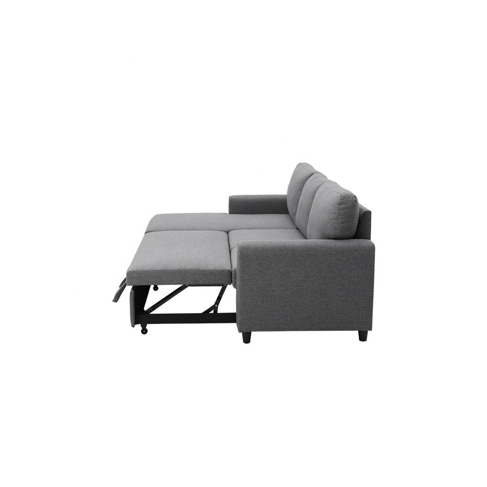 American classic multi-function with storage L-shaped convertble pull out folder sleeper Living room sofa