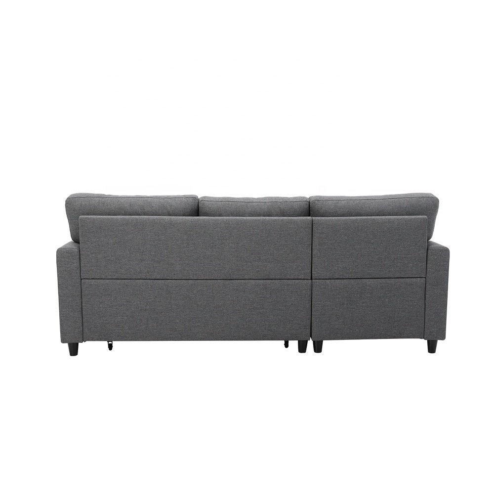 American classic multi-function with storage L-shaped convertble pull out folder sleeper Living room sofa