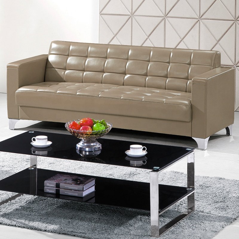 Hot Sell Office Furniture Executive Office Sofa Modern PU Sofa Set Living Room Leather Sofas