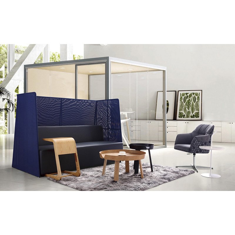 FLYA Modern Sofa Commercial Fabric Sofa Hotel Lobby Home Living Room Furniture