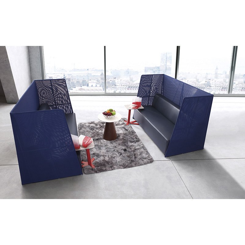 FLYA Modern Sofa Commercial Fabric Sofa Hotel Lobby Home Living Room Furniture
