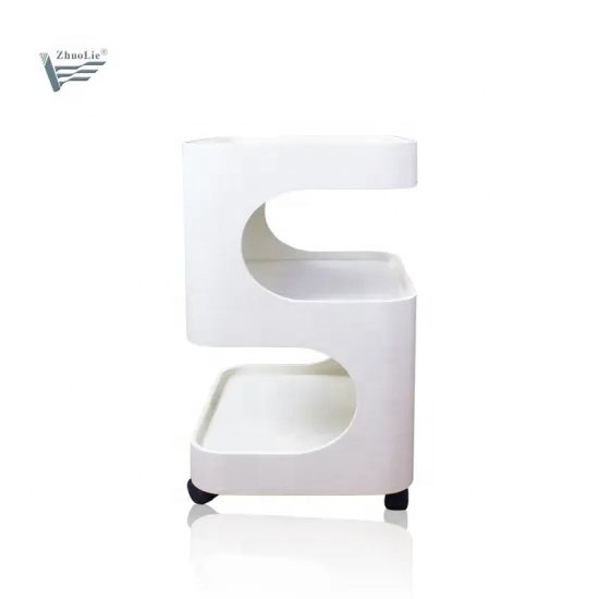 Professional Hair Dressing Salon Makeup Wooden Salon Facial Trolley Cart for Beauty Salon