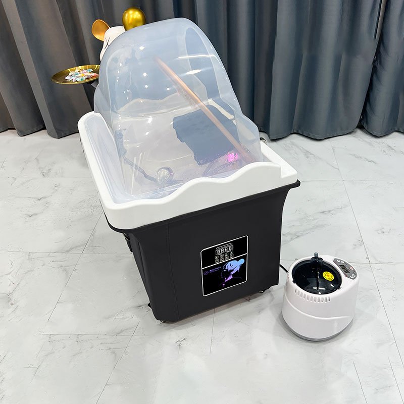 Electric Head Spa Treatment Beauty Beds Use for Japan Head Spa Thai Hair Wash Shampoo Chairs