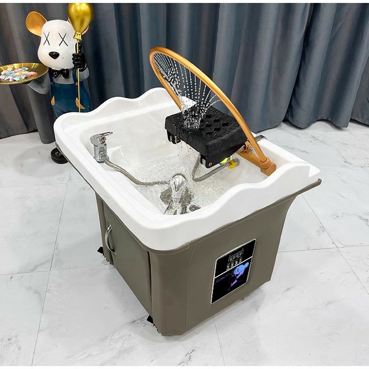 Electric Head Spa Treatment Beauty Beds Use for Japan Head Spa Thai Hair Wash Shampoo Chairs