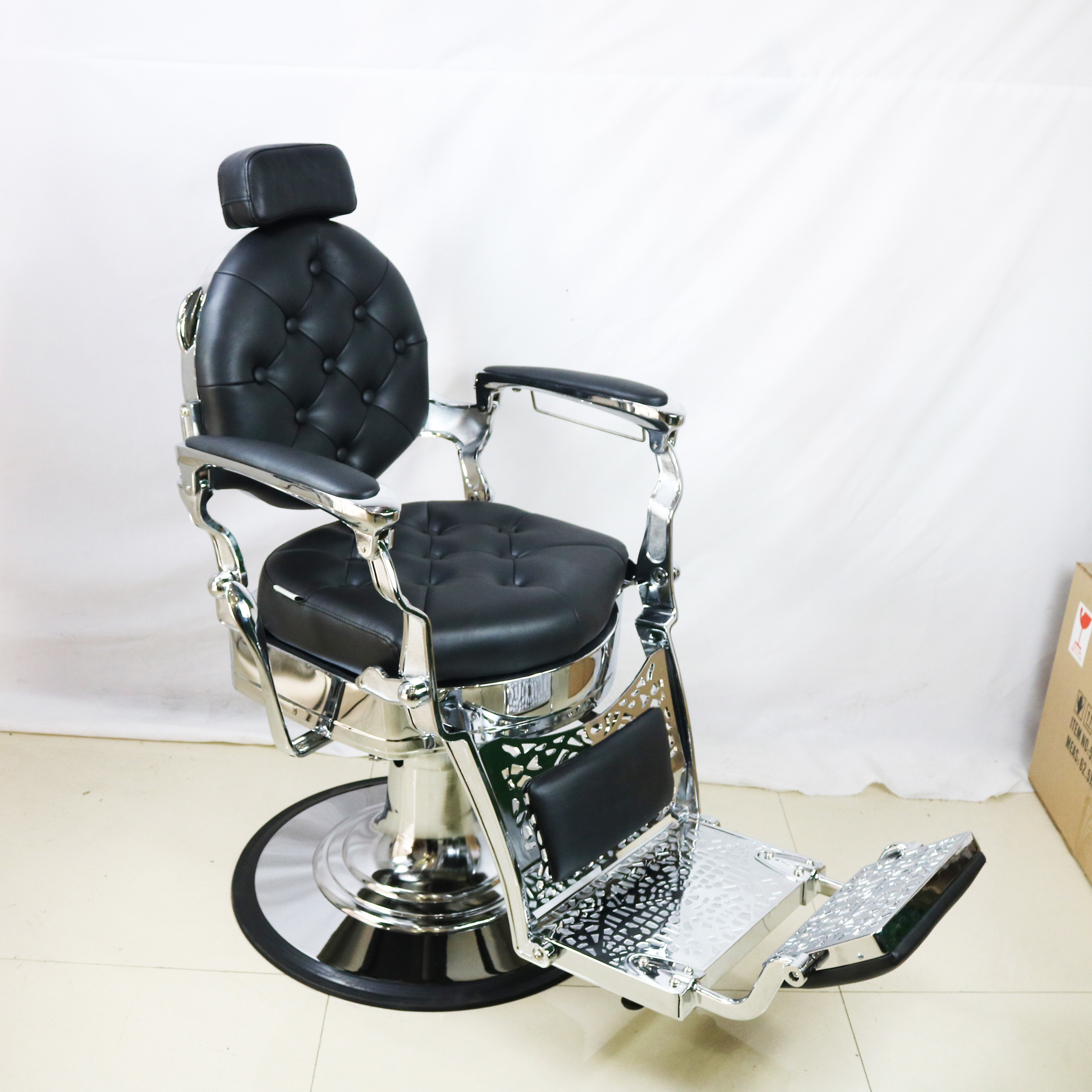 Heavy Duty Hydraulic Barber Chair for Modern Styling in Salon