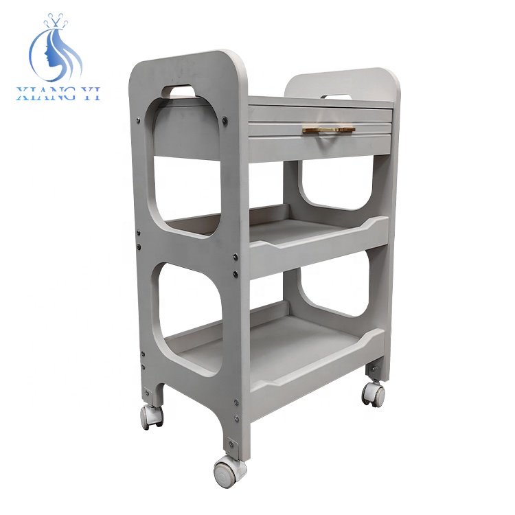 Beauty hair salon furniture barber Storage hand carts barbershop hairdressing trolley