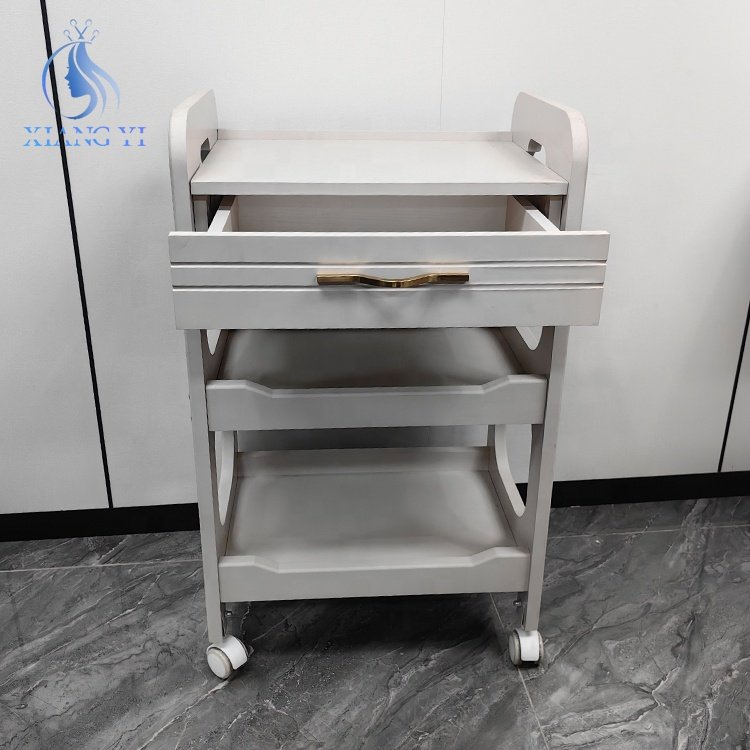 Beauty hair salon furniture barber Storage hand carts barbershop hairdressing trolley