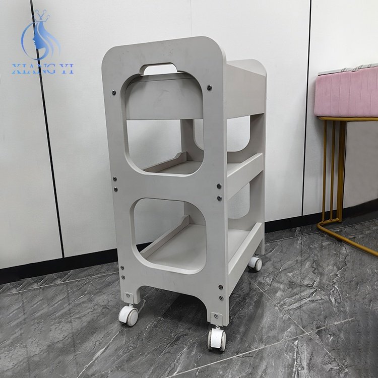 Beauty hair salon furniture barber Storage hand carts barbershop hairdressing trolley