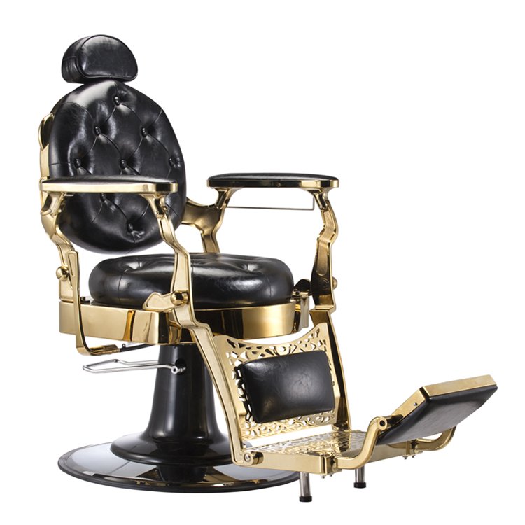 vintage barber shop golden saloon hydraulic barber chair