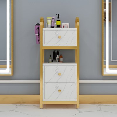 Modern Luxury Furniture High Quality Cart Side Cabinet Hairdressing Drawer Beauty Salon Trolley