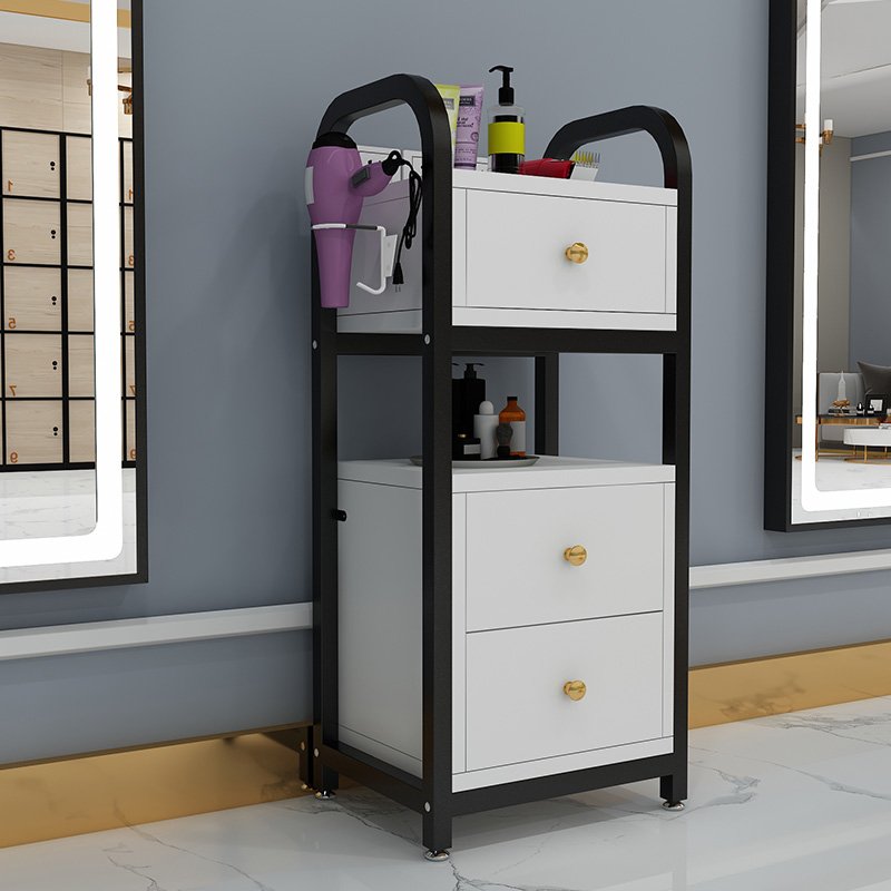 Modern Luxury Furniture High Quality Cart Side Cabinet Hairdressing Drawer Beauty Salon Trolley