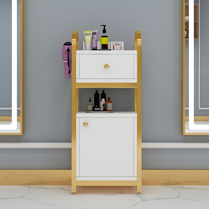 Modern Luxury Furniture High Quality Cart Side Cabinet Hairdressing Drawer Beauty Salon Trolley