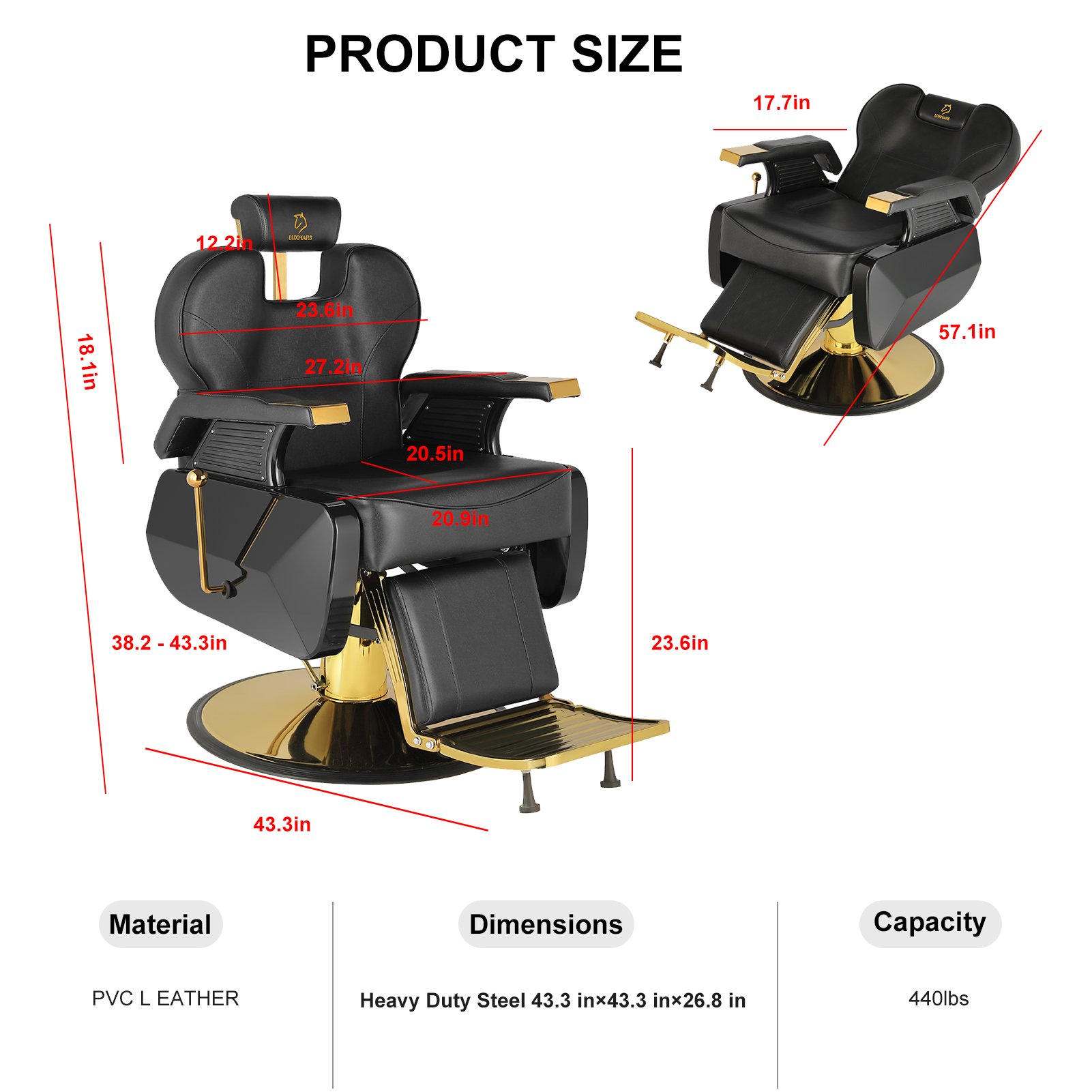 Professional Grade Modern Portable Salon Chair Solution for Styling Needs
