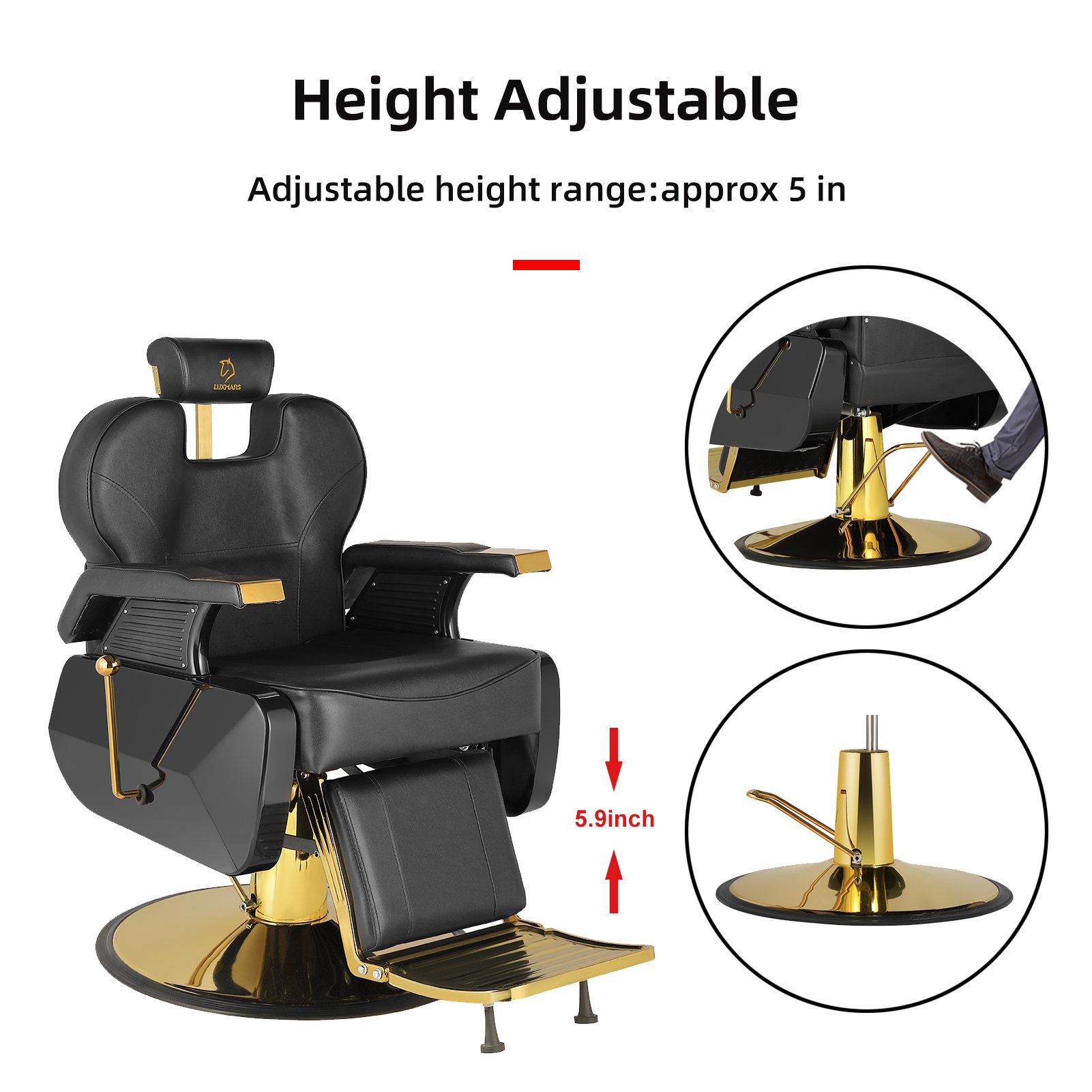 Professional Grade Modern Portable Salon Chair Solution for Styling Needs