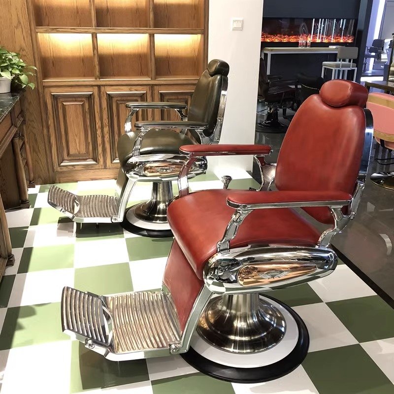 Beauty Salon Equipment Barber Chairs Antique Vintage Salon Furniture Big Hydraulic Pump for barber shop