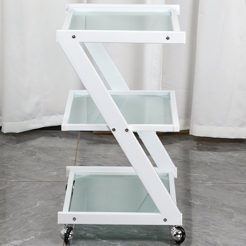 High Quality Stainless Beauty Salon Trolley Spa Cart Trolley With Wheels