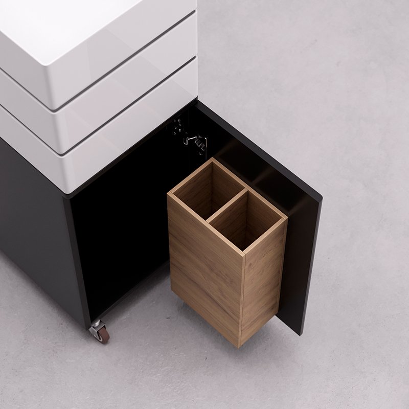 Modern Salon Trolley Cart for Hair Styling Beauty Special Design with Wheels Extra Storage for Hairdresser