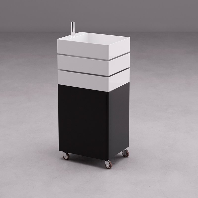 Modern Salon Trolley Cart for Hair Styling Beauty Special Design with Wheels Extra Storage for Hairdresser