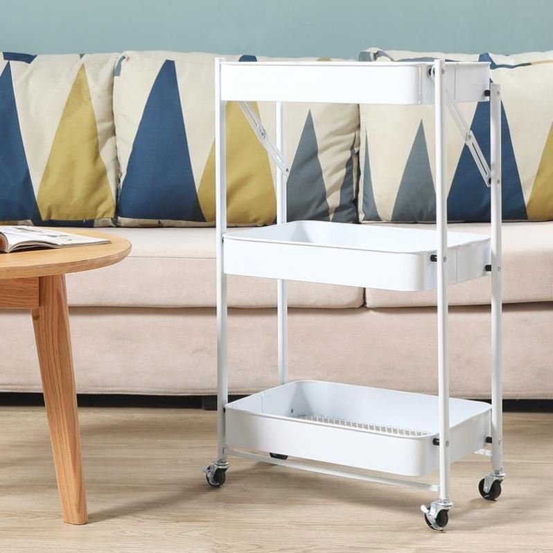 Home Office School Beauty Salon Utility Craft Organizer Trolley Cart 3 Plastic Rolling Storage Drawers Cart With Wheels