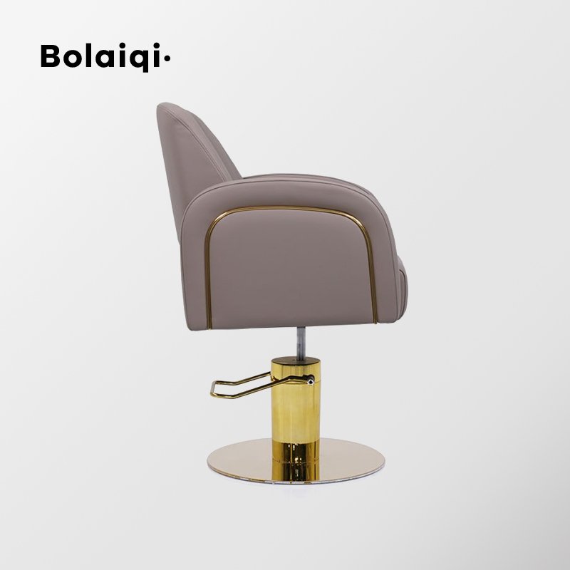 BOLAIQI New Comfortable Salon Chair Hair Grey Salon Furniture Set Salon Barber Chair
