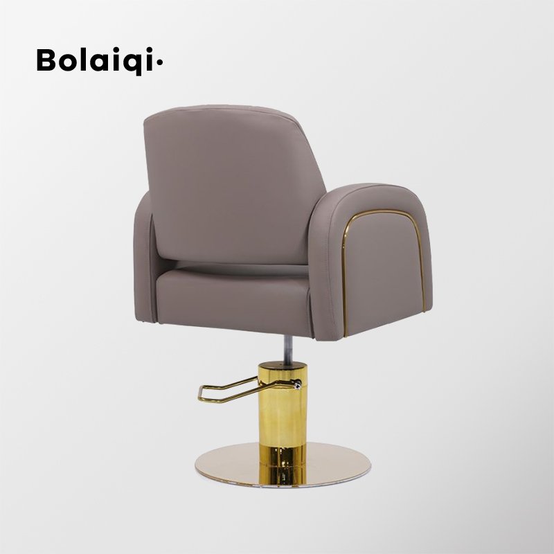 BOLAIQI New Comfortable Salon Chair Hair Grey Salon Furniture Set Salon Barber Chair
