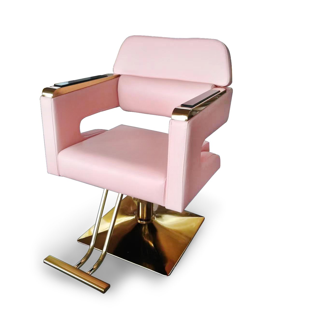 Yimmi Beauty Salon Furniture Hair Salon Chair Modern 360 Degree Rotation Barber Chair