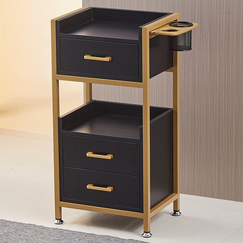 Spa Facial Manicure Hairdressing Trolley cart with Wheels