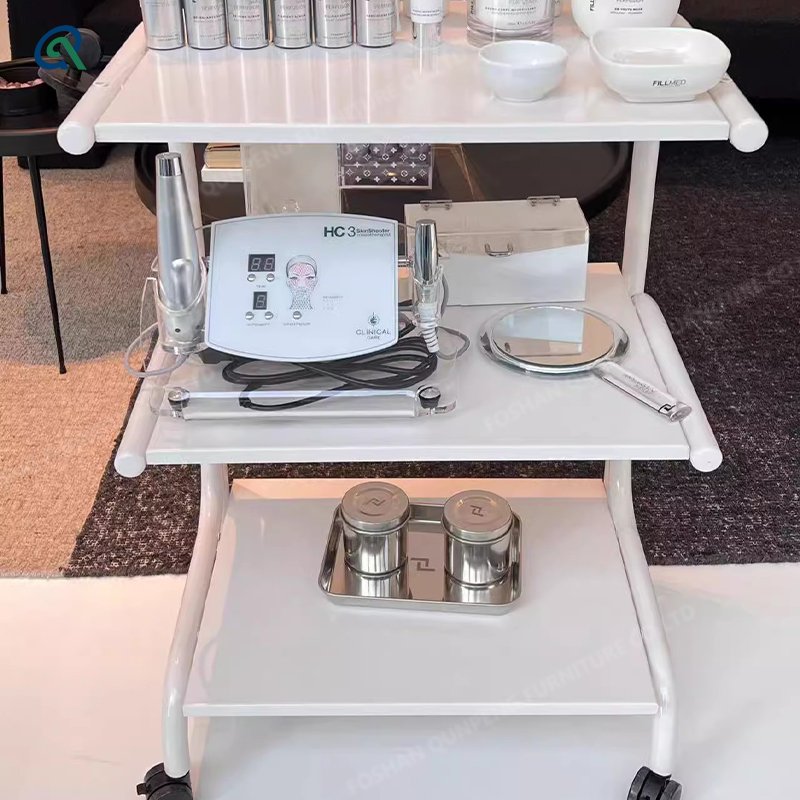 Qunpeng Beauty Cart Beauty Salon Special Trolley Multi-functional Storage Shelf Dental Medical Equipment