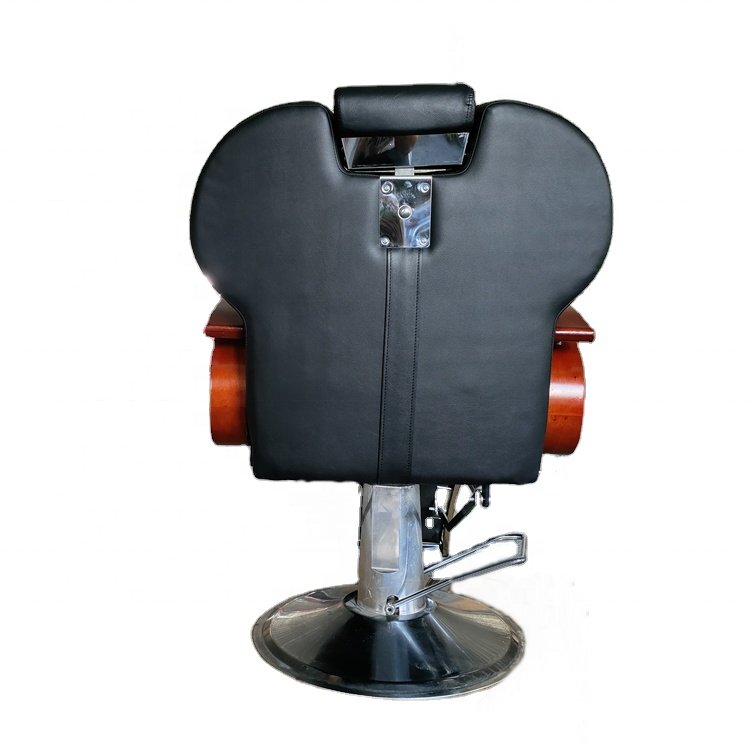 Foshan Kisen factory luxury hair salon furniture equipment barber shop chair with hydraulic pump ready to ship
