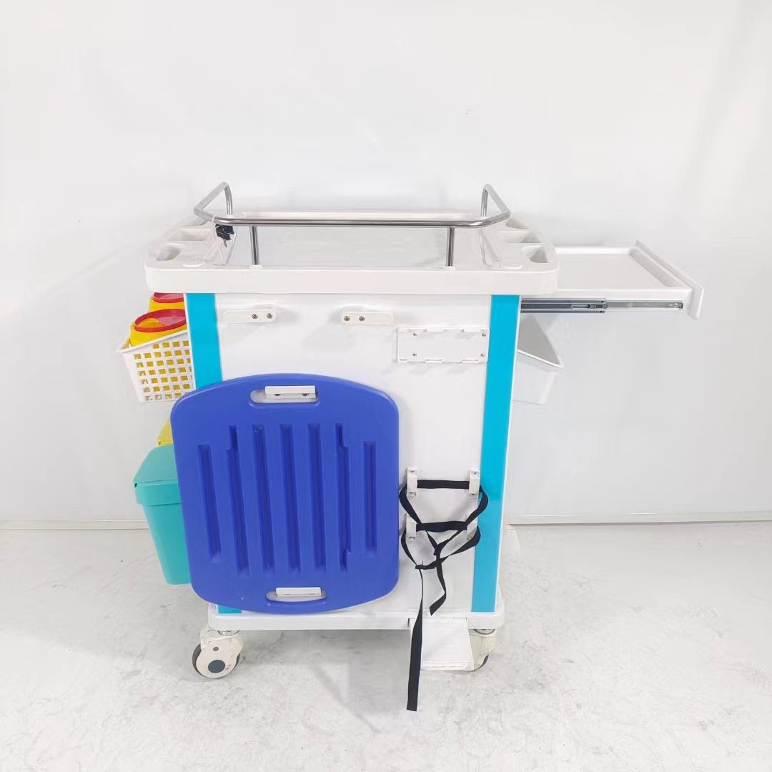 Wholesale Abs Plastic Hospital Heavy Duty Automated Medication Dispensing Cart Trolley With Lock Box