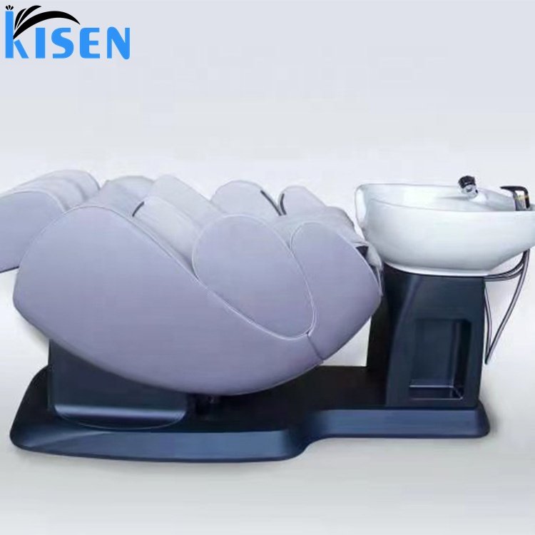 2024 new design shampoo chair shampoo chair with massage electric massage shampoo bed
