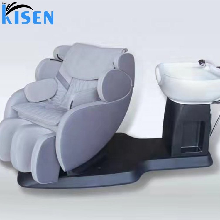 2024 new design shampoo chair shampoo chair with massage electric massage shampoo bed