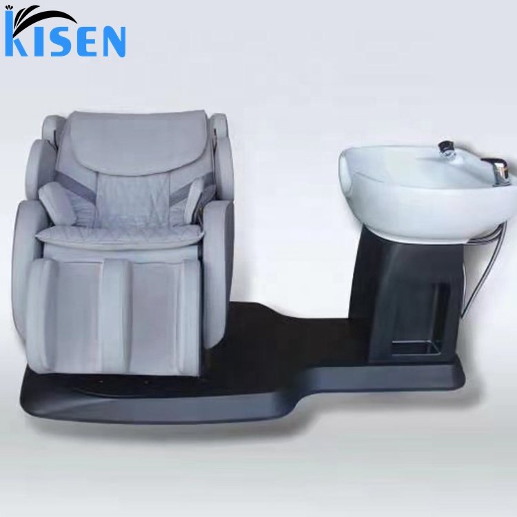 2024 new design shampoo chair shampoo chair with massage electric massage shampoo bed