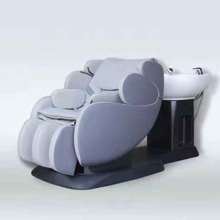 2024 new design shampoo chair shampoo chair with massage electric massage shampoo bed