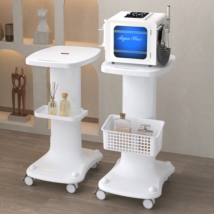 Wholesale Mobile Portable Facial Beauty Machine Salon Trolley Big Board Design Beauty Machine Trolley With Plate