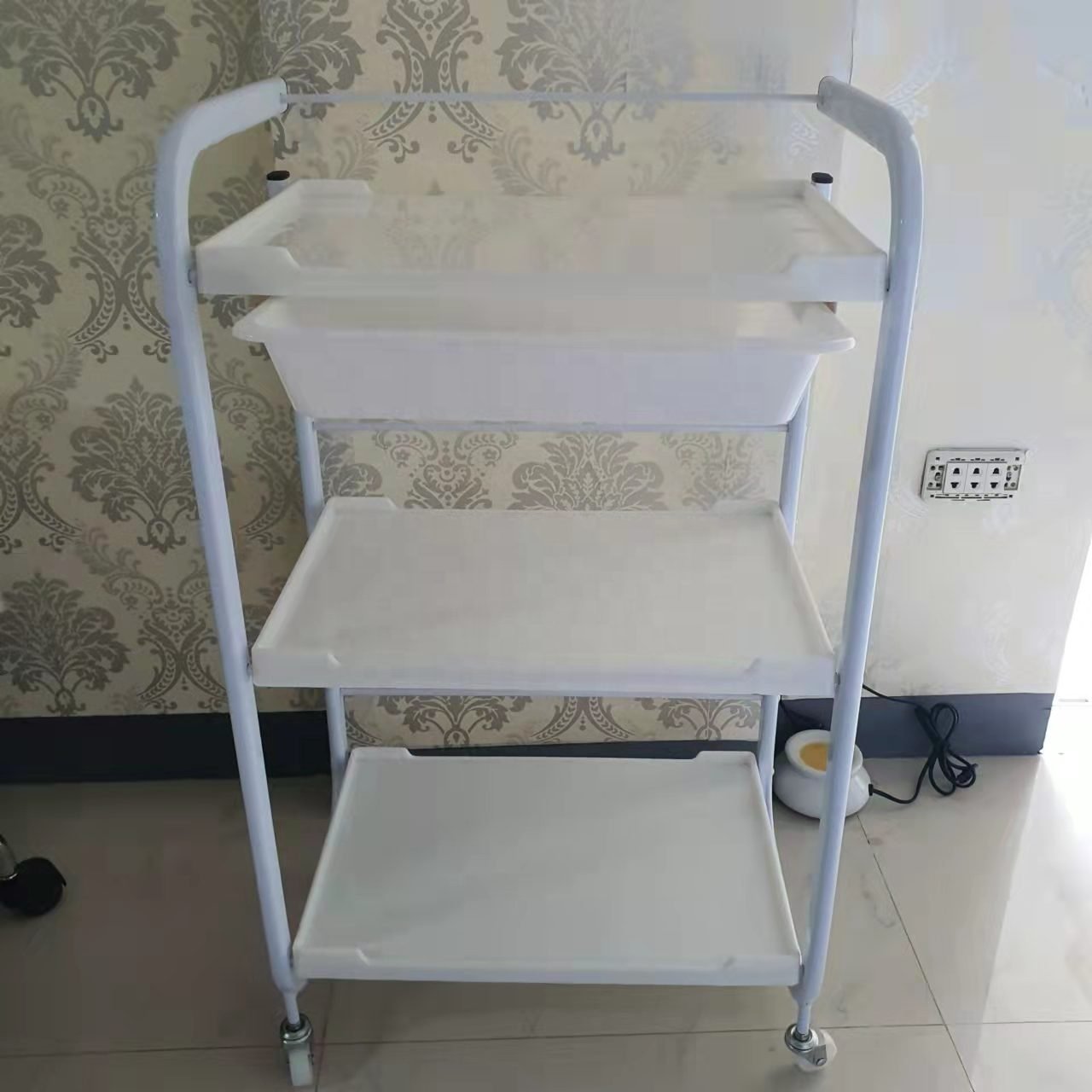 Factory Price Salon Trolley Cheap Price Tool Collecting Cart Trolley Salon Spa