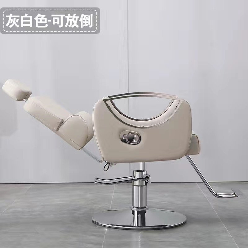 Commercial Hot sell salon furniture adjustable golden beauty factory reclining hair salon barber chairs for barber shop