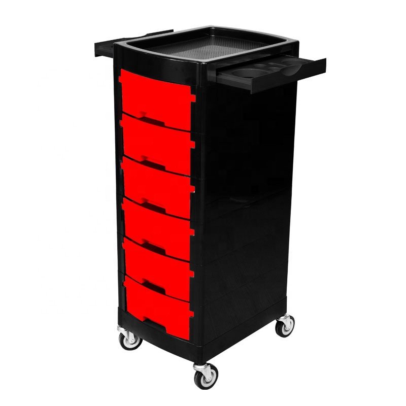 Vinnie customized Barber salon trolley beauty spa salon equipment shell hardware ironware metal trolley carts