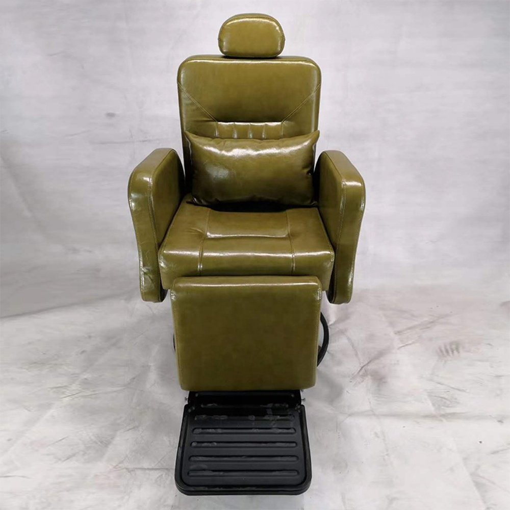 Luxury Salon Chair with Recline Function, Hydraulic Lift and Swivel Base