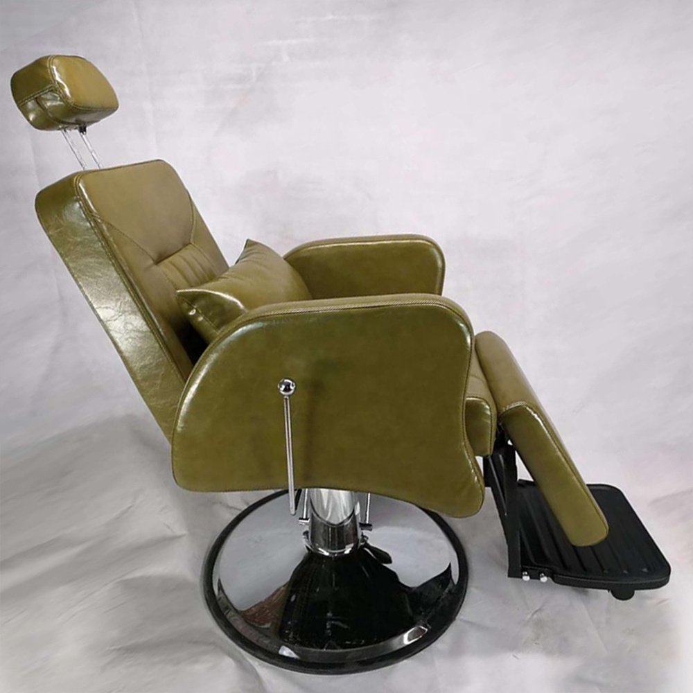 Luxury Salon Chair with Recline Function, Hydraulic Lift and Swivel Base