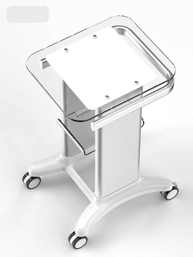 OEM LOGO Beauty instrument cart acrylic small bubble shelf base dental clinic aesthetic trolley increased customization