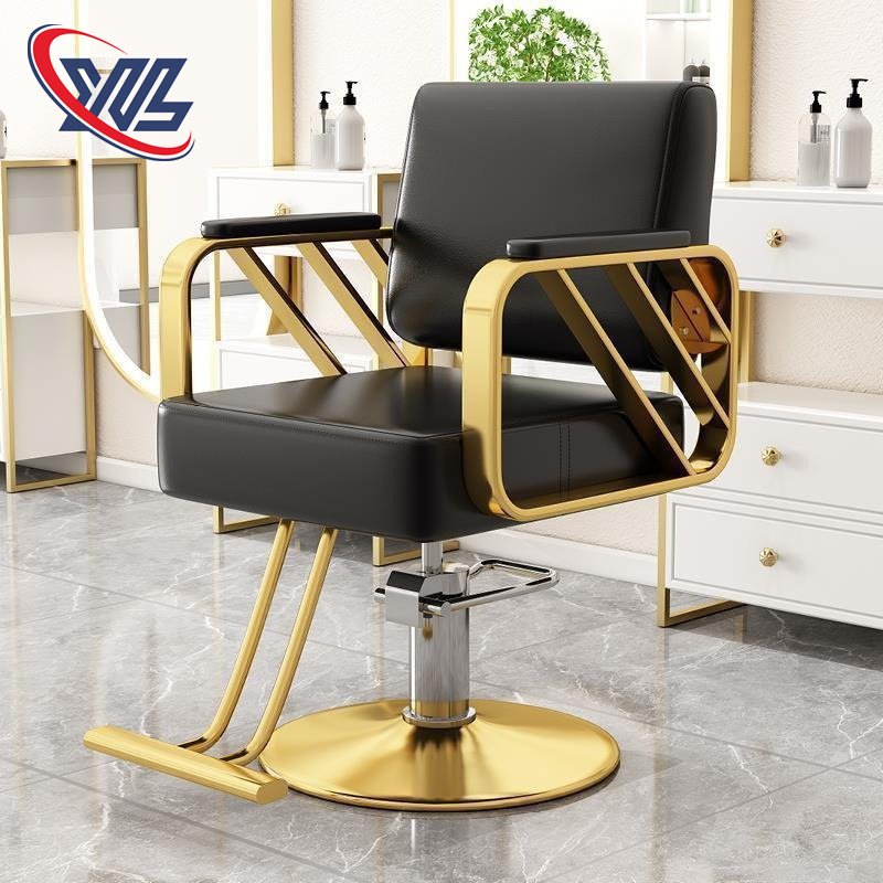 Simple barber chair Hair chair hair salon can be raised and turned