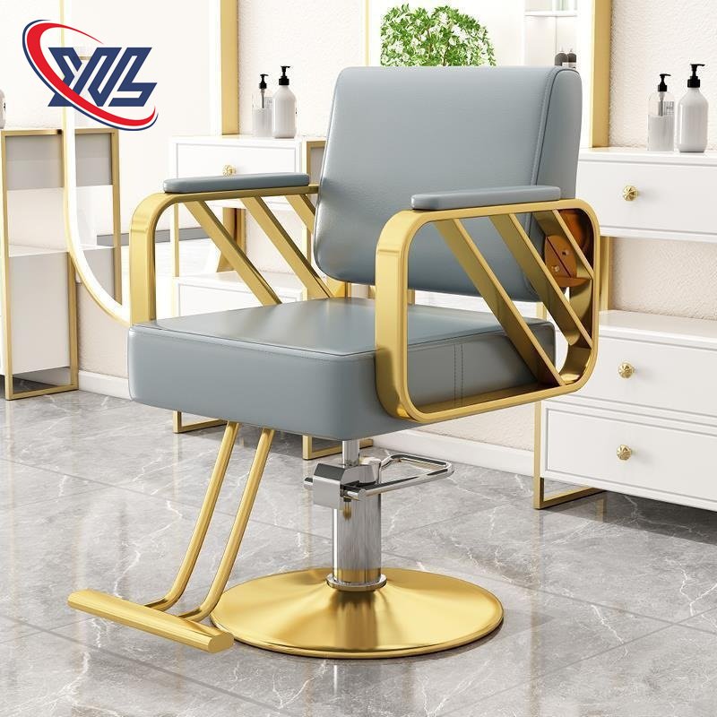 Simple barber chair Hair chair hair salon can be raised and turned