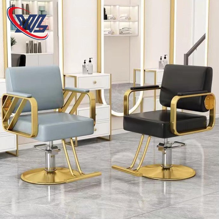 Simple barber chair Hair chair hair salon can be raised and turned
