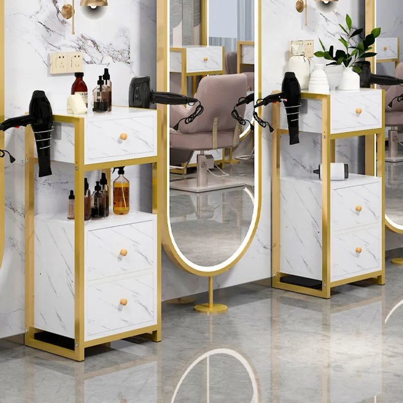 Barber furniture Hair Salon Trolley beauty Cabinet salon trolley multi-functional shelving tool cabinet salon stations