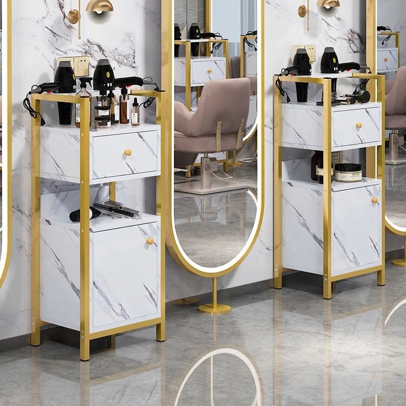 Barber furniture Hair Salon Trolley beauty Cabinet salon trolley multi-functional shelving tool cabinet salon stations