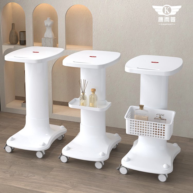 Newly designed high quality heavy duty stable bracket mobile trolley placement equipment beauty salon trolley equipment